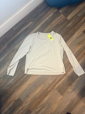 all in motion Cream Crewneck Active Top